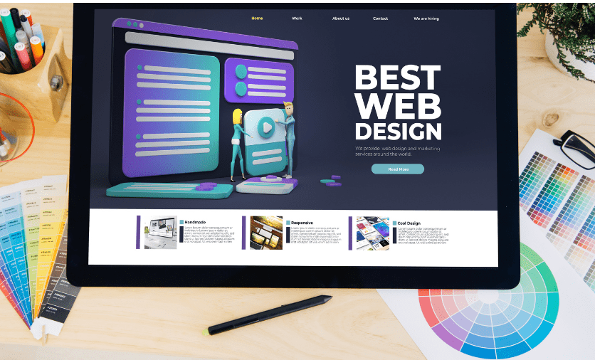 website design in company