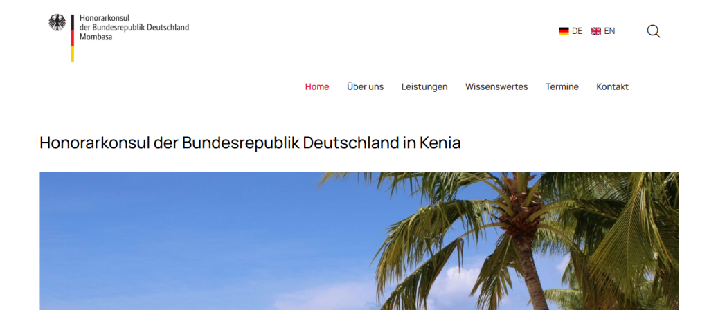 Germany Consul Mombasa